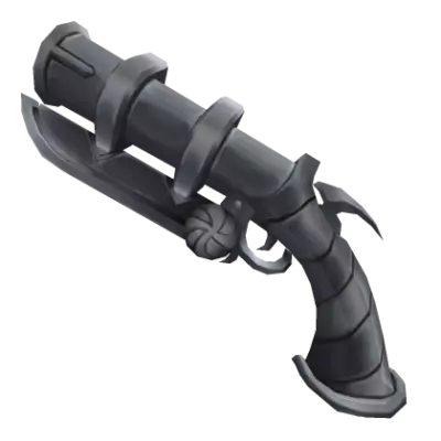 Silver Swirly Gun